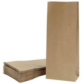 Paperipussi ruskea leveä pohja 16+8,5x40cm, 25kpl / pkt