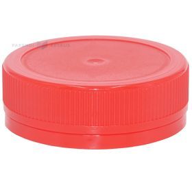 Korkki, PP, PET muovipullolle  Bericup, 48mm, punainen