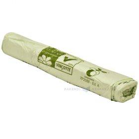 Compostable and biodegradable bags 82x132cm 140L, 10pcs/roll