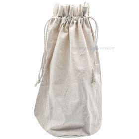Cotton bag with string for bottle diam. 17cm height 39cm