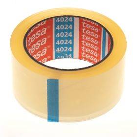 Transparent packaging tape Tesa 4024 50mm wide acrylic, 66m/roll
