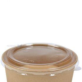 Lid for the carton salad cup 1000ml diameter 183mm, 20pcs/pack