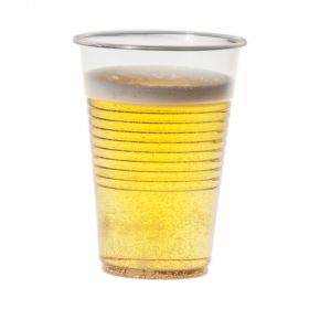 Transparent plastic drinking cup 200ml PP, 100pcs/pack