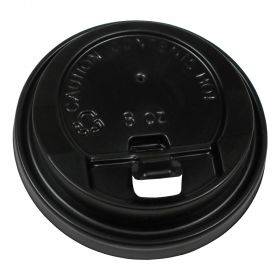 Black lid for 350ml paper cup, 100pcs/pack