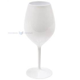 Reusable plastic white wine goblet 510ml TT 350x machine washable