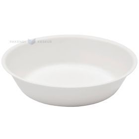 Reusable white plastic soup bowl 17,8cm PP 50x machine washable