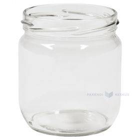Glass jar without lid 425ml diameter 82mm