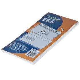 Paper envelopes Postifix with window E65, 25pcs/pack