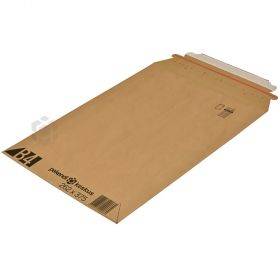 Brown corrugated carton envelope 26,2x37,5cm A4