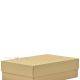 Beige lid for carton box 266x172x78mm L