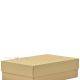 Laatikon kartonki kansi beige 266x172x78mmL