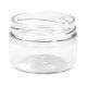 Muovipurkki "lieriömäinen" PET 65ml, halkaisija 63mm