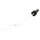 Black cork with spray for plastic bottle diameter 24mm lenght 225mm