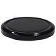Black lid for glass jar diameter 82mm height 8mm